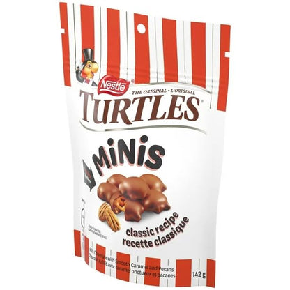 Nestle Turtles Minis Chocolate Classic Recipe, 142g/5oz  (Includes Ice Pack) (Shipped from Canada)