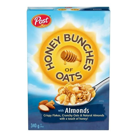 Post Honey Bunches of Oats With Almond Cereal, 340g/12 oz (Shipped from Canada)