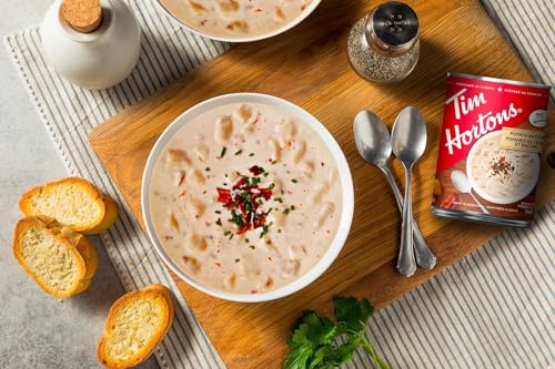 Tim Hortons Soup, Potato Bacon Soup, Ready-to-Serve, 540mL/18.2 fl. oz (Shipped from Canada)