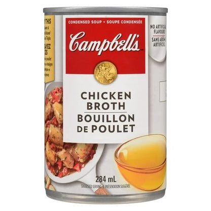 Campbell's Chicken Condensed Broth - Fat Free, 284 mL/9.6 fl. oz (Shipped from Canada)