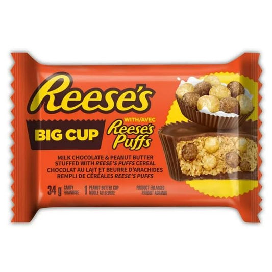REESE Big Cup Stuffed 34g/1.19oz (Includes Ice Pack) (Shipped from Canada)