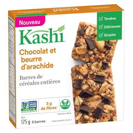 Kashi Chocolate Peanut Butter Whole Grain Bar front cover