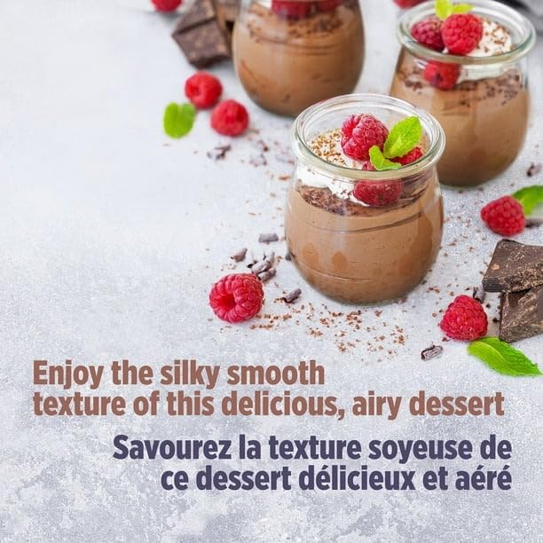 Dr Oetker Chocolate Mousse, 50 Calories, 37.5g/1.3 oz (Shipped from Canada)