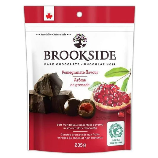 BROOKSIDE Dark Chocolate, Pomegranate Flavour, 235g/8.28oz (Shipped from Canada)