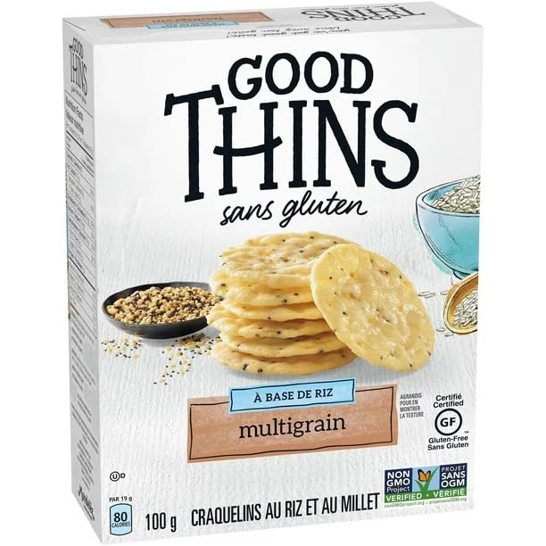 Christie Good Thins Rice Multigrain Crackers, 100g/3.5 oz (Shipped from Canada)