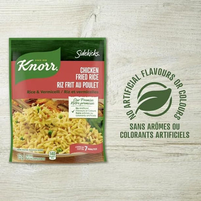 Knorr Sidekicks Chicken Fried Rice rice dish Rice & Vermicelli, Rice & Vermicelli Side Dish, 153g/5.4 oz (Shipped from Canada)