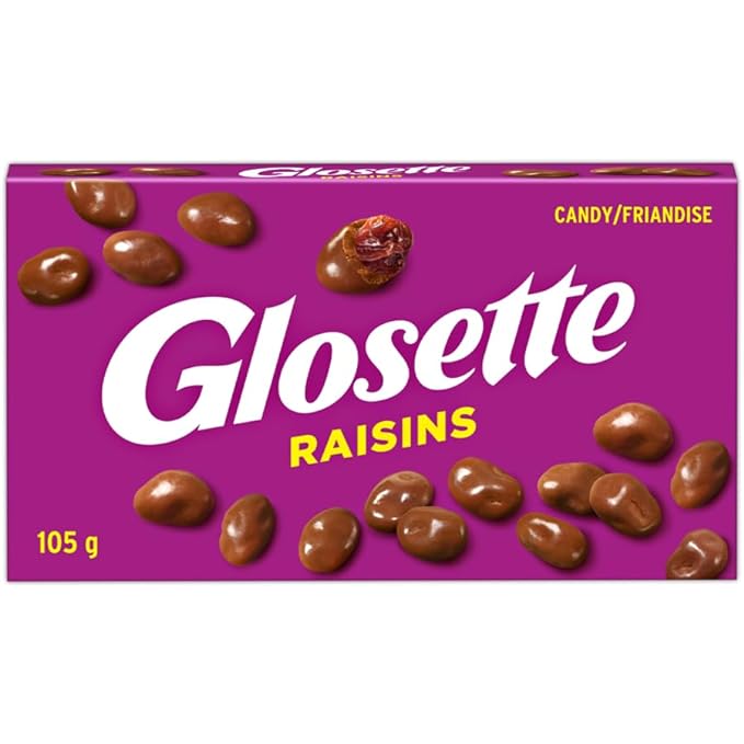 GLOSSETTE Raisins 105g/3.70oz (Includes Ice Pack) (Shipped from Canada)