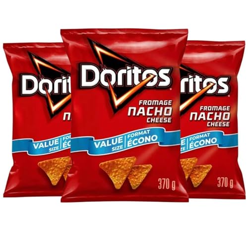 Doritos Nacho Cheese Tortilla Chips Value Sized pack of 3