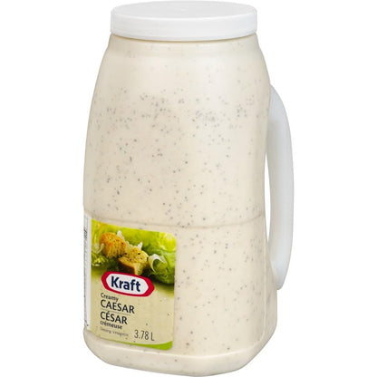 Kraft Creamy Caesar Dressing Jug, Perfect for Restaurants 3.78L/127.8fl.oz (Shipped from Canada)