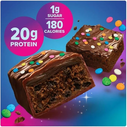 Pure Protein New Galactic Brownie, 20g Protein, Gluten Free, 6 Bars x 50g/1.76 oz (Shipped from Canada)