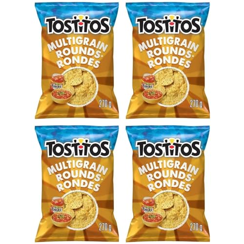 Tostitos Multigrain Rounds Tortilla Chips pack of 4