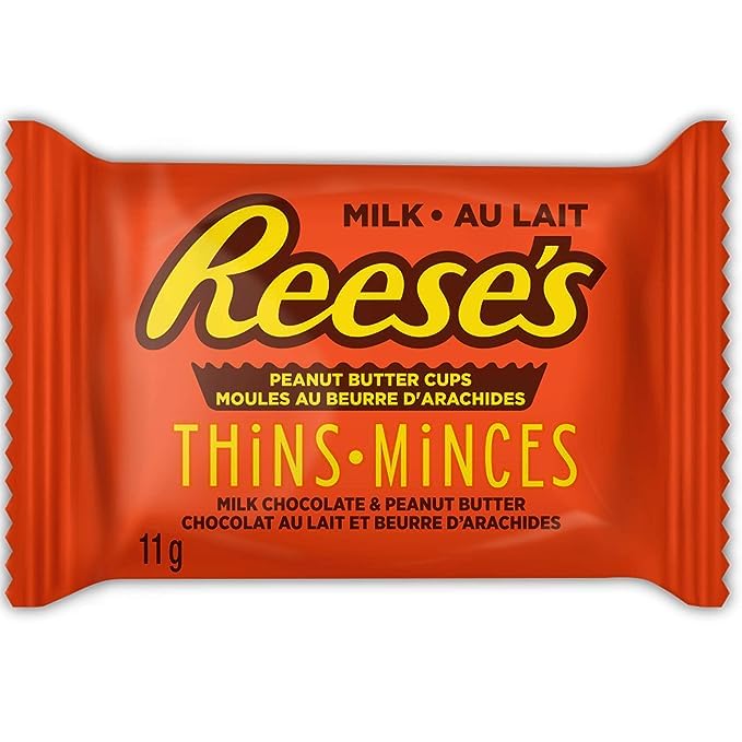 Reese's Thins Peanut Butter Cups Milk Chocolate 165g/5.8oz (Shipped from Canada)