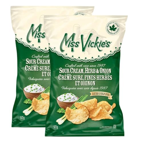 Miss Vickies Sour Cream Herb Onion Chips pack of 2