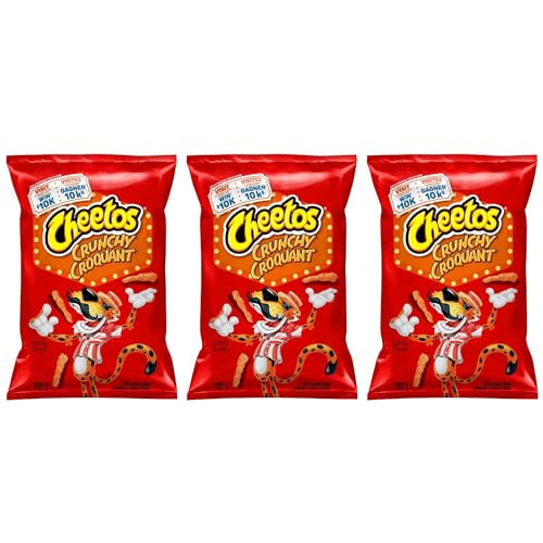 Cheetos Crunchy Cheese Snacks Bag pack of 3