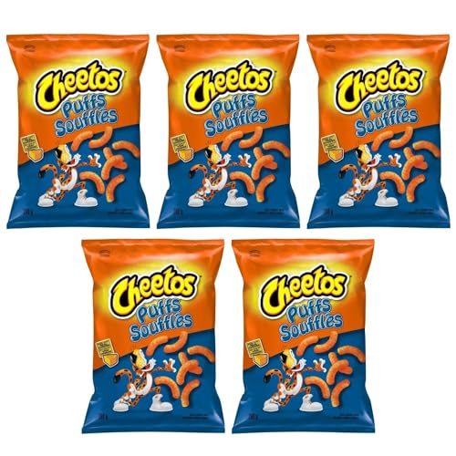 Cheetos Puffs Cheese Flavoured Snacks pack of 5