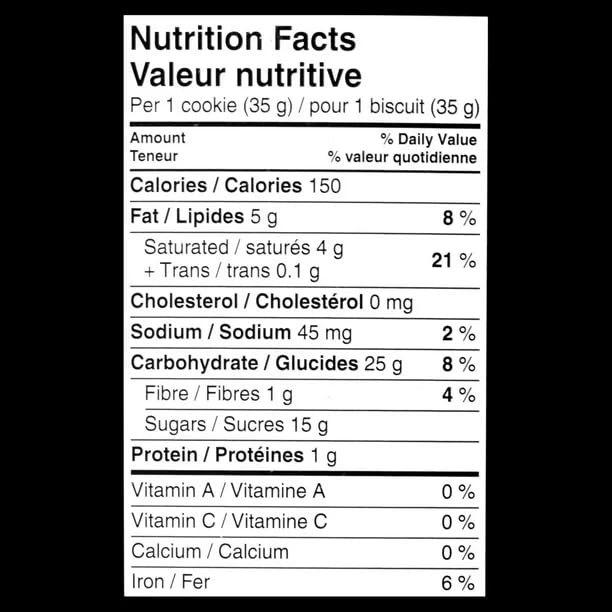 Dare Original Wagon Wheels Chocolate Marshmallow Cookies Nutrition Facts