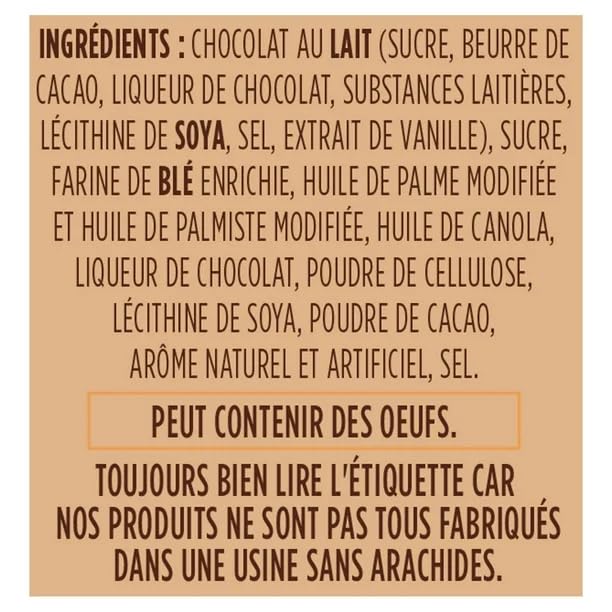 Celebration Leclerc Café au Lait Wafer Cookies Ingredients French