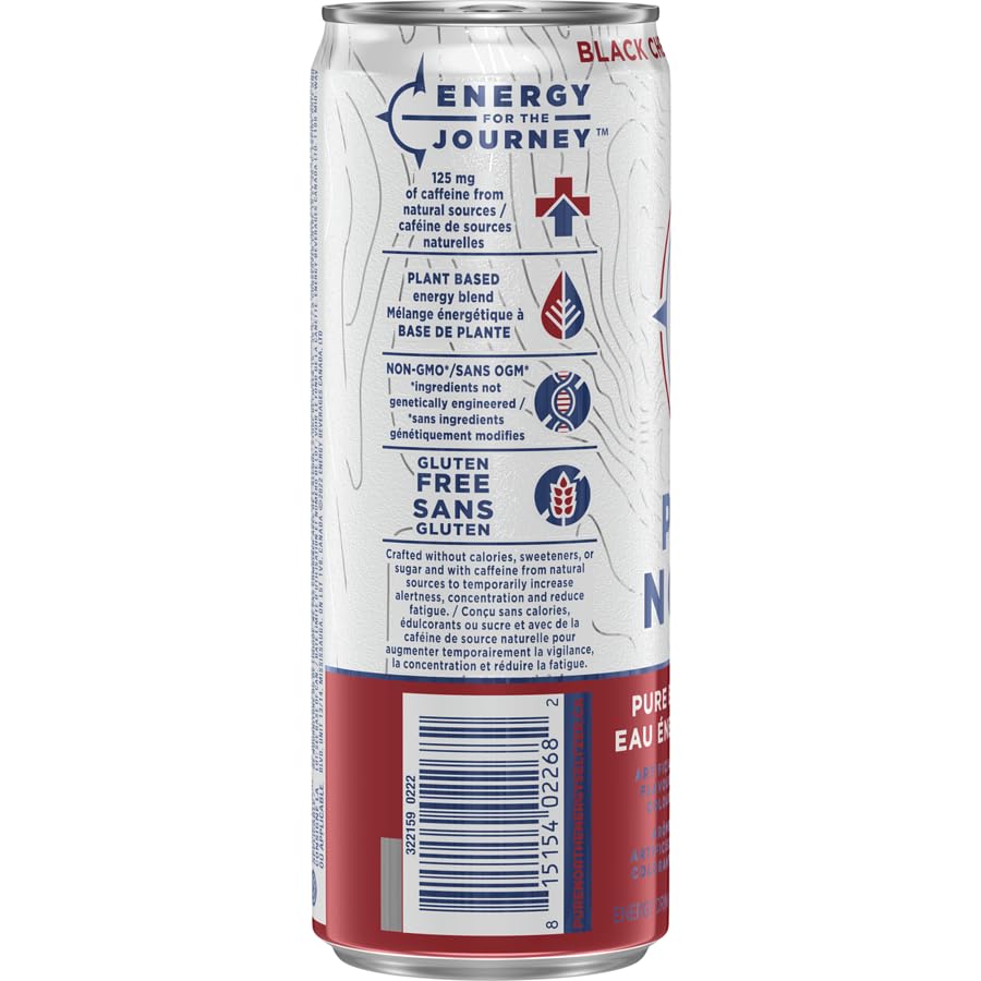 Pure North Black Cherry Can, 355 mL/12 fl. oz (Shipped from Canada)