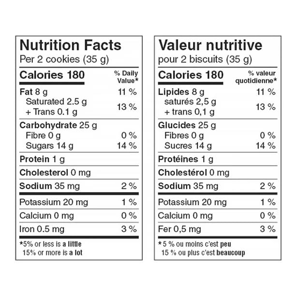 Great Value Maple Cream Sandwich Cookies Nutrition Facts