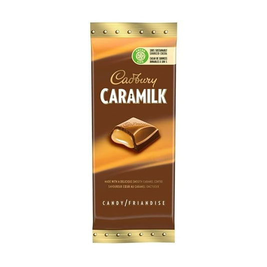 Cadbury Caramilk Chocolatey Candy Bar, Caramel, 100 g/3.5 oz (Includes Ice Pack) Shipped from Canada