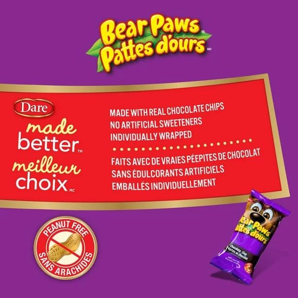 Dare Bear Paws Chocolate Chip Cookies 1