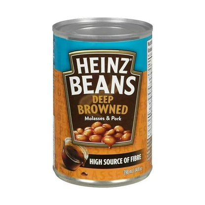 Heinz Beans, Deep Browned Beans with Pork & Molasses, 398mL/13.5 fl. oz (Shipped from Canada)