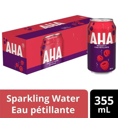 AHA Raspberry + Acai Fridge Pack Cans solo