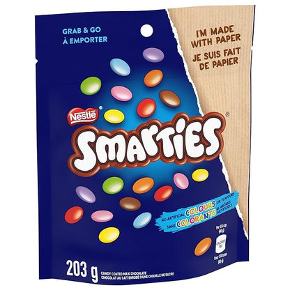 Nestle Smarties Milk Chocolate Candy, 203g/7.2oz (Shipped from Canada)