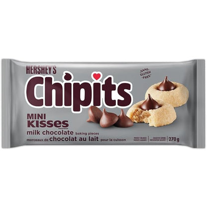 Hershey Chipits Mini Kisses Baking Pieces, 270G/9.52oz (Shipped from Canada)