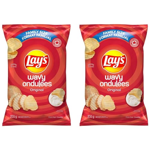 Lays Wavy Original Potato Chips pack of 2