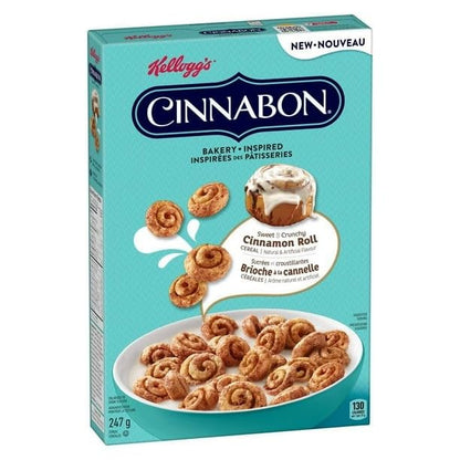 Kellogg's New Cinnabon Cereal, 247g/8.8 oz (Shipped from Canada)