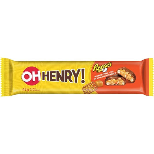 OH HENRY! Level Up Single Bar 42g/1.48oz (Includes Ice Pack) (Shipped from Canada)