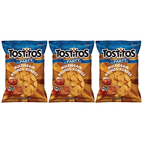 Tostitos Multigrain Rounds Tortilla Chip Party Size pack of 3
