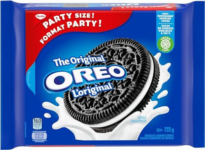Oreo Original Chocolate Sandwich Cookies Party Size front cover