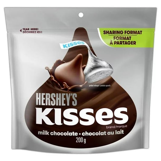 Hershey KISSES Milk Chocolates, 200g/7.05oz (Shipped from Canada)