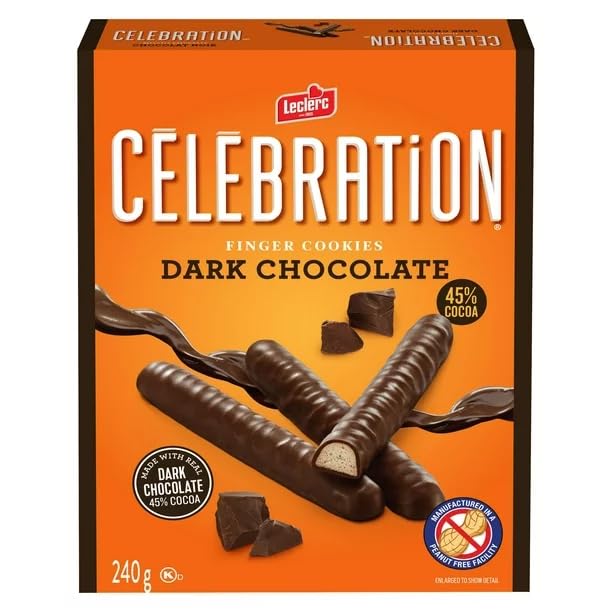 Celebration 45% Cocoa Fingers Cookies