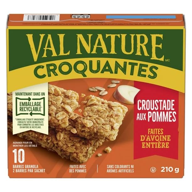 Nature Valley Crunchy Apple Crisp Granola Bars front cover