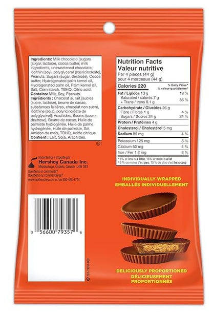 Reese's Thins Peanut Butter Cups Milk Chocolate 165g/5.8oz (Shipped from Canada)