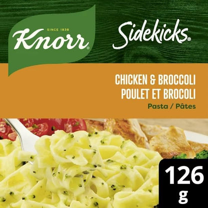 Knorr Sidekicks Chicken & Broccoli Pasta Side Dish, Side Dish, 126g/4.4 oz (Shipped from Canada)