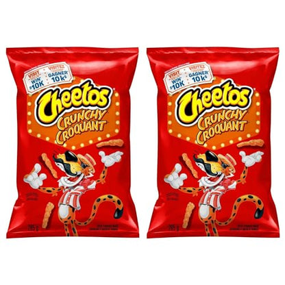 Cheetos Crunchy Cheese Snacks Bag pack of 2