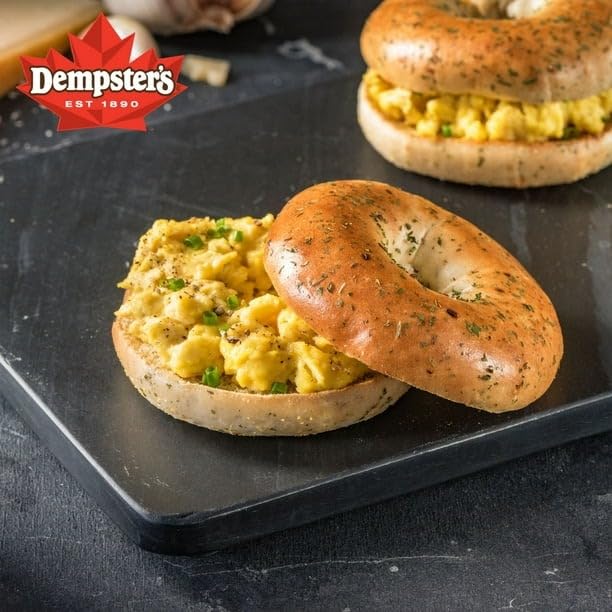 Dempster’s Signature Parmesan Garlic & Herb Flavour Bagels, 5 Bagels, 380g/13.4 oz (Shipped from Canada)