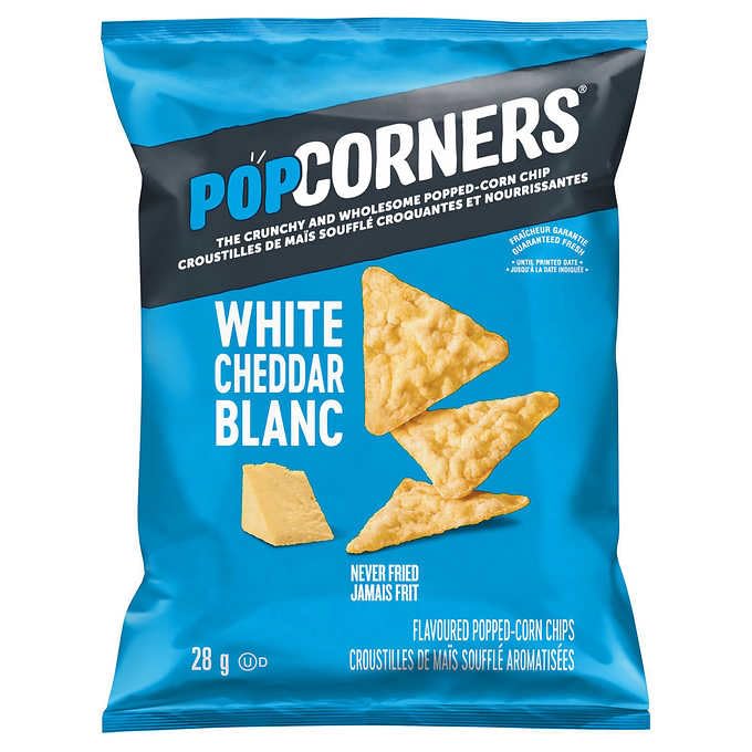 Pop Corner Flavoured Popped-Corn Chips Variety Pack, 30ct x 28g/1 oz (Shipped from Canada)