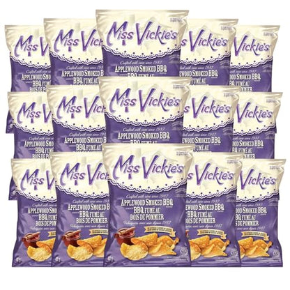 Miss Vickies Applewood Smoked BBQ pack of 15