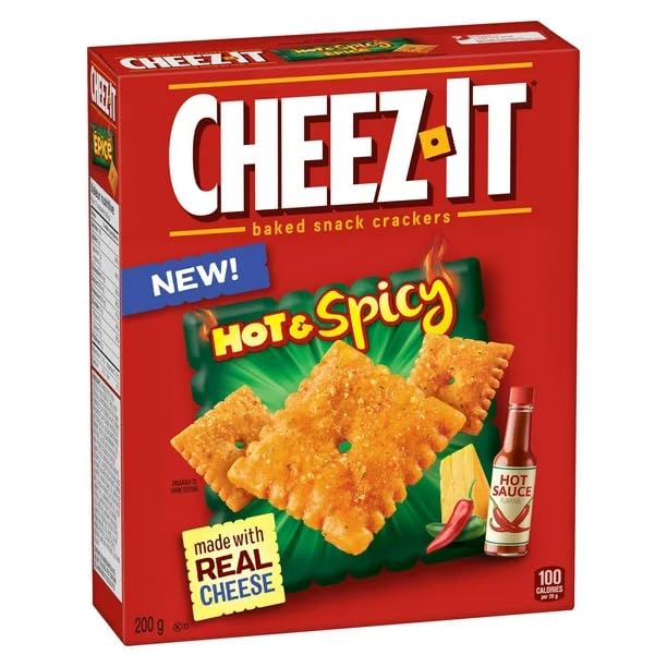 Cheez-It Baked Snack Crackers Hot & Spicy 1