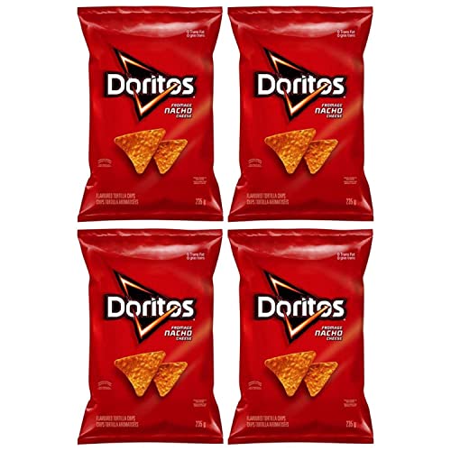 Doritos Nacho Cheese Tortilla Chips pack of 4