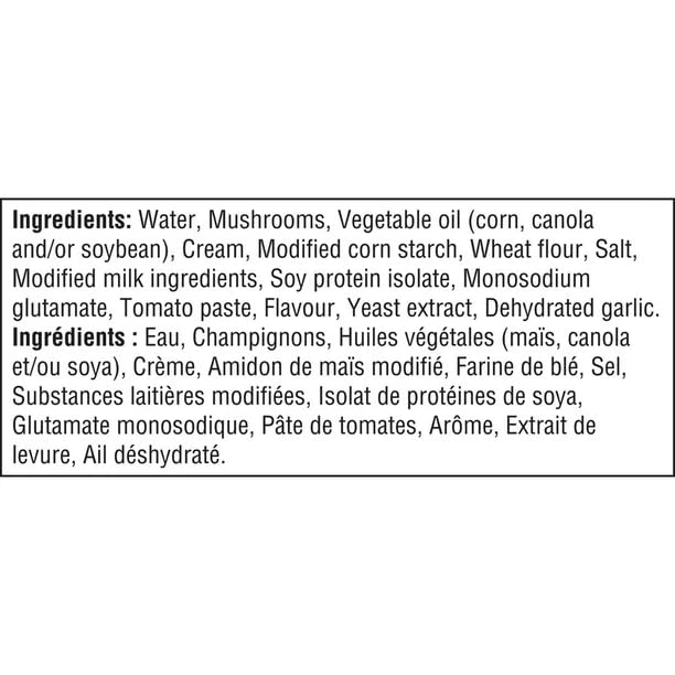 Campbell's Condensed Soup Cream of Mushroom - Made with Real Mushrooms & Fresh Cream, 284 mL/9.6 oz (Shipped from Canada)