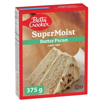 Betty Crocker Super Moist Butter Pecan Cake Mix, 375g/13.2 oz (Shipped from Canada)