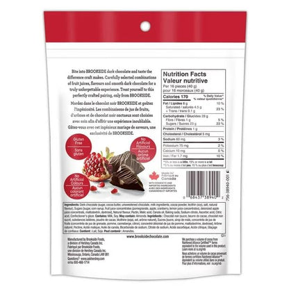 BROOKSIDE Dark Chocolate, Pomegranate Flavour, 235g/8.28oz (Shipped from Canada)