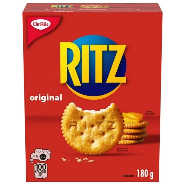 Ritz Original Snacking Crackers, 180g/6.3 oz (Shipped from Canada)