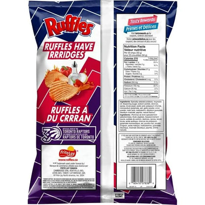 Ruffles Spicy All Dressed Flavoured Potato Chips, 180g/6.3oz (Shipped from Canada)